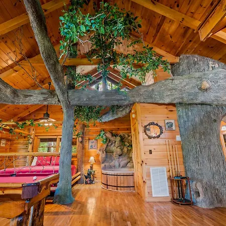 Gatlinburg Enchanted Treehouse By Stony Brook Cabins-2